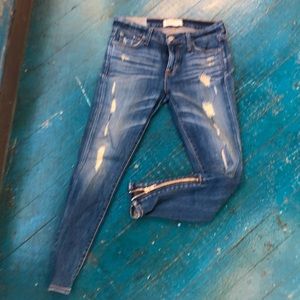 Elizabeth and James Textile jeans
